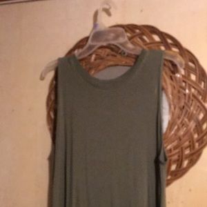 Dark green dress